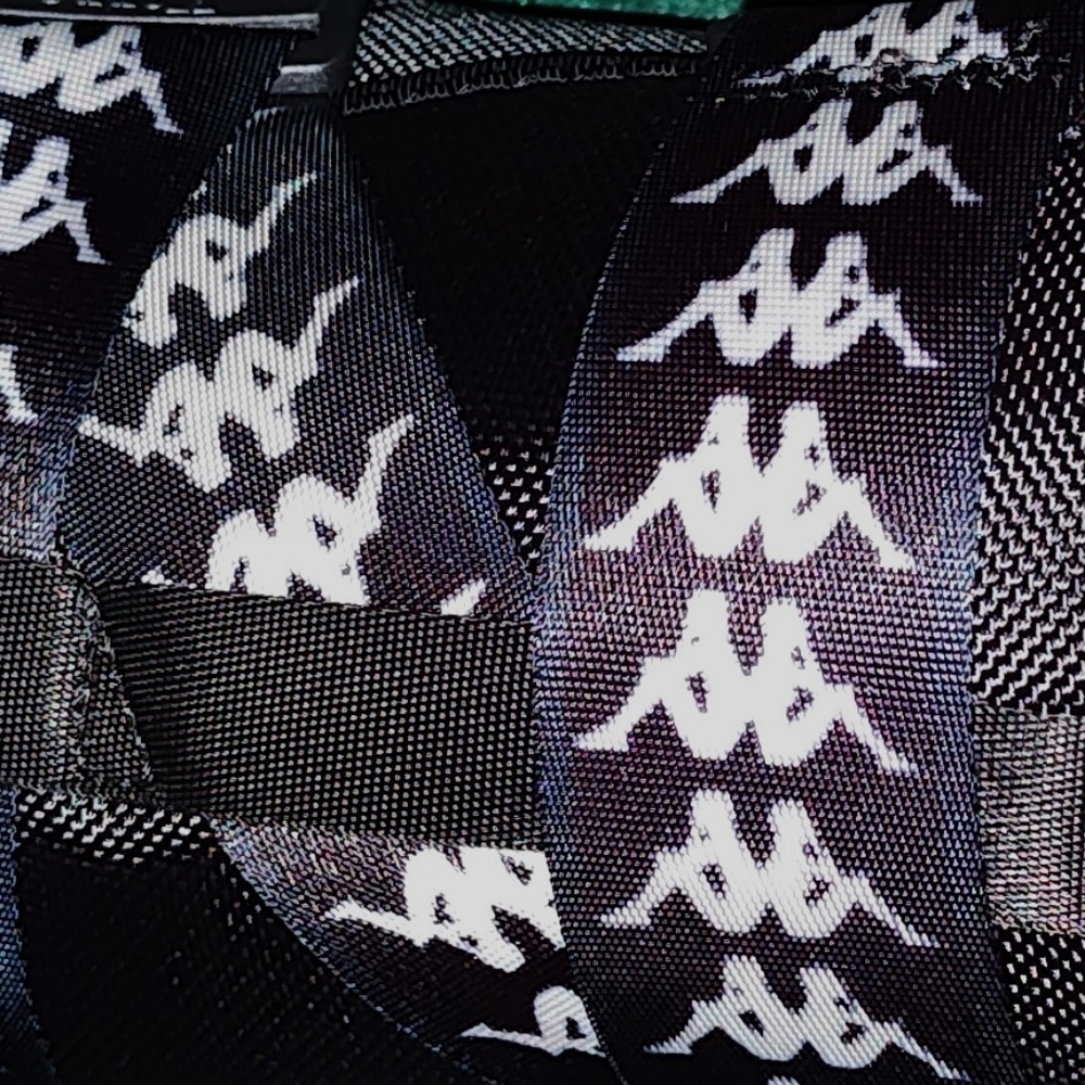 Kappa Unisex 222 Banda Mitel 1 Sandals - Black/White Men's size 11